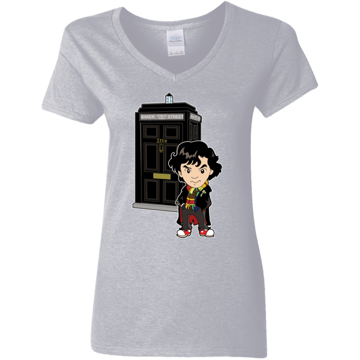 T-Shirts Sport Grey / S Doclock Women's V-Neck T-Shirt