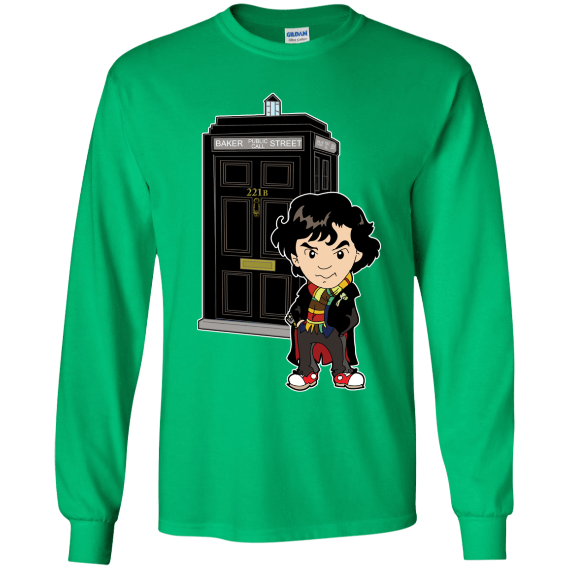 T-Shirts Irish Green / YS Doclock Youth Long Sleeve T-Shirt