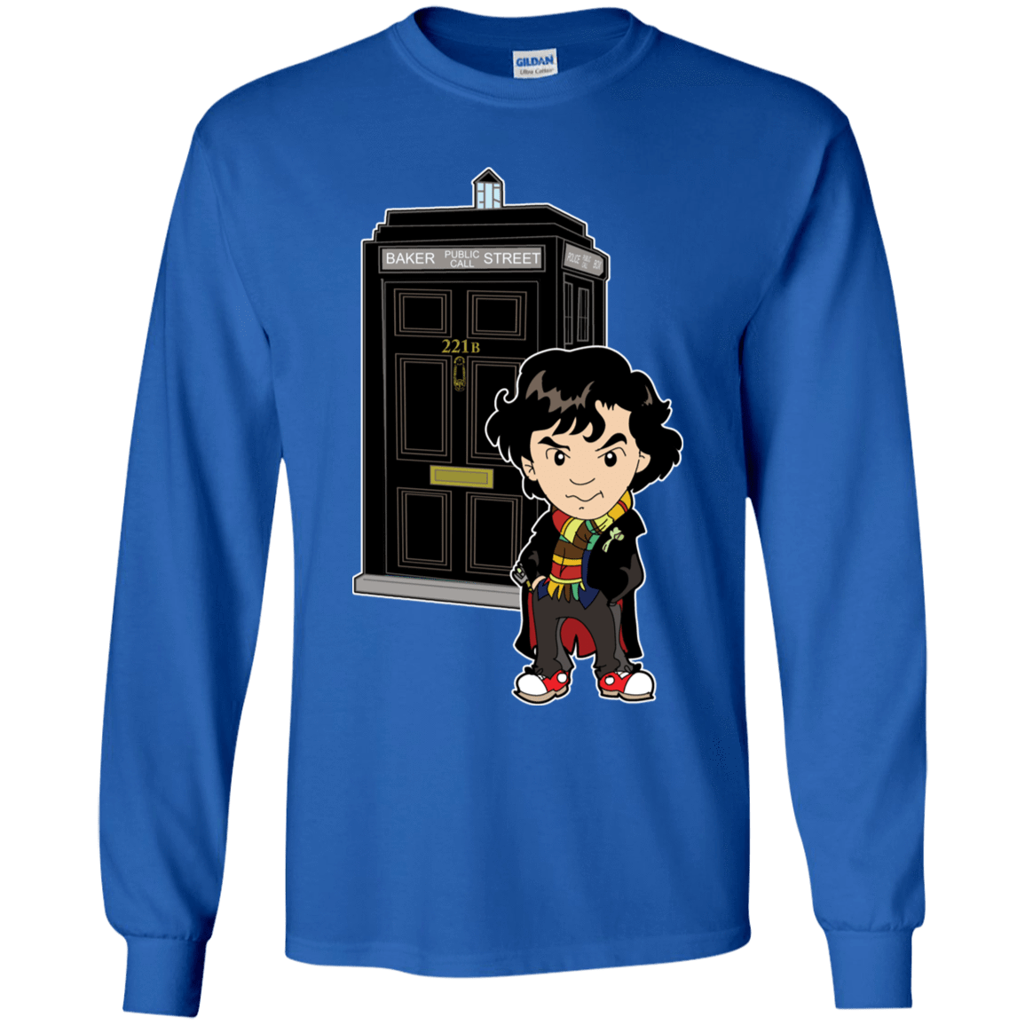 T-Shirts Royal / YS Doclock Youth Long Sleeve T-Shirt