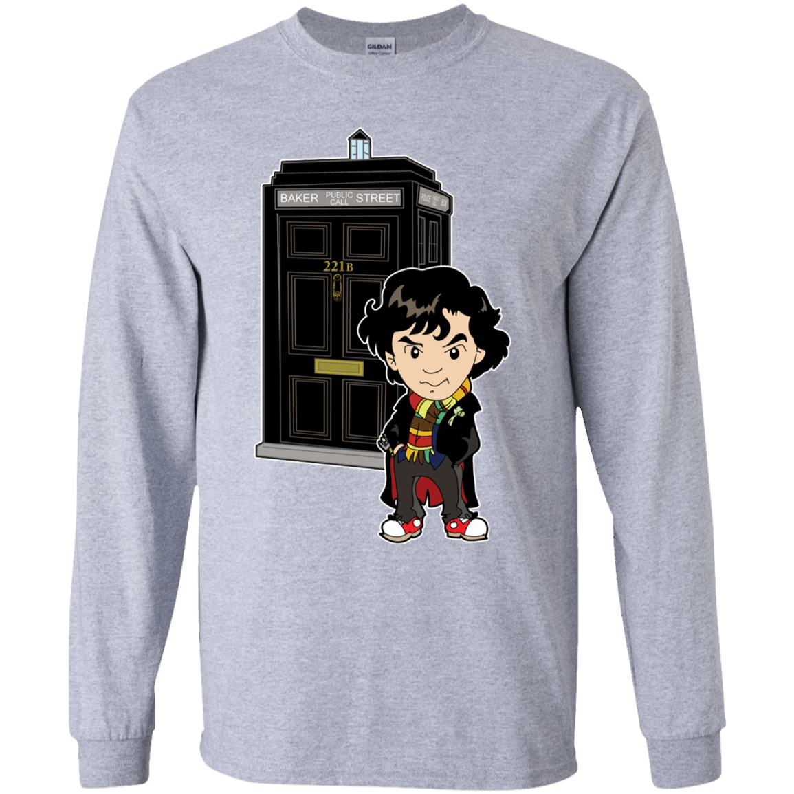 T-Shirts Sport Grey / YS Doclock Youth Long Sleeve T-Shirt