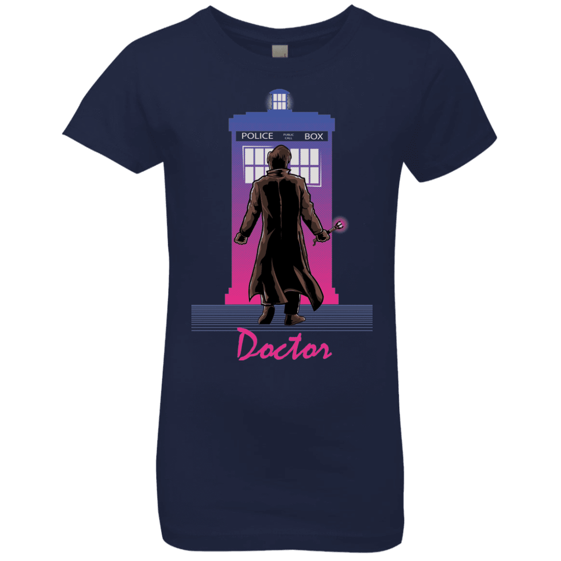 T-Shirts Midnight Navy / YXS DOCTOR DRIVE Girls Premium T-Shirt