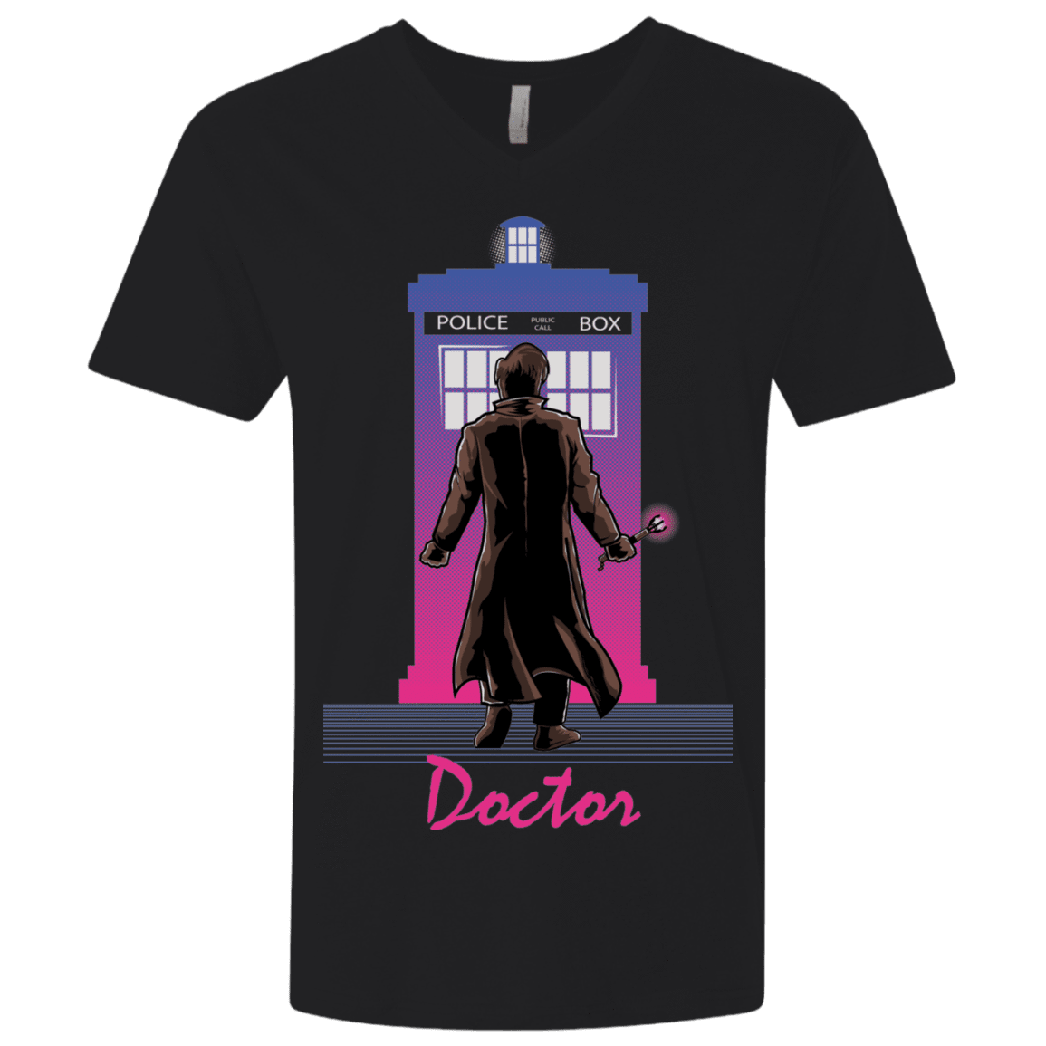 T-Shirts Black / X-Small DOCTOR DRIVE Men's Premium V-Neck