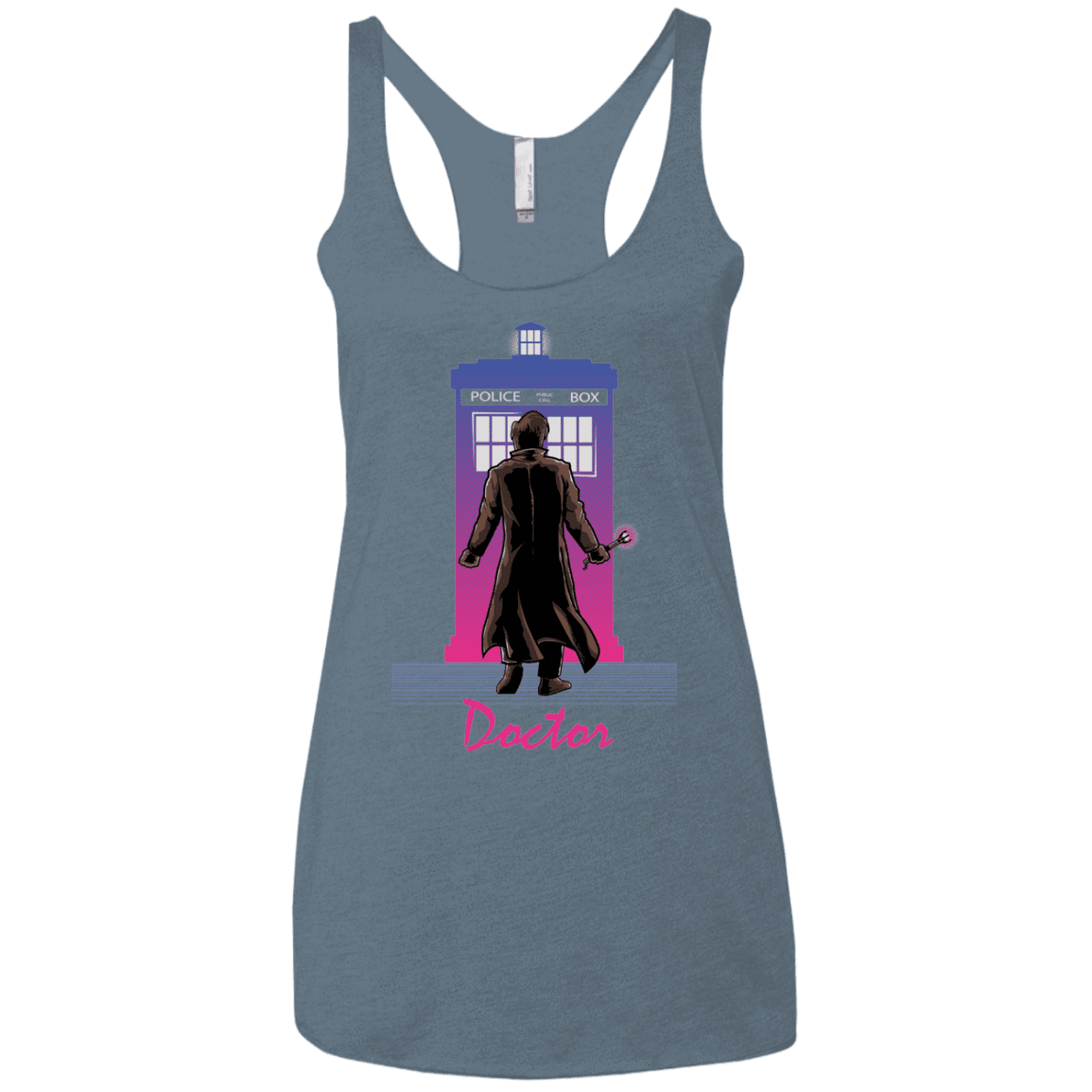 DOCTOR DRIVE Women's Triblend Racerback Tank