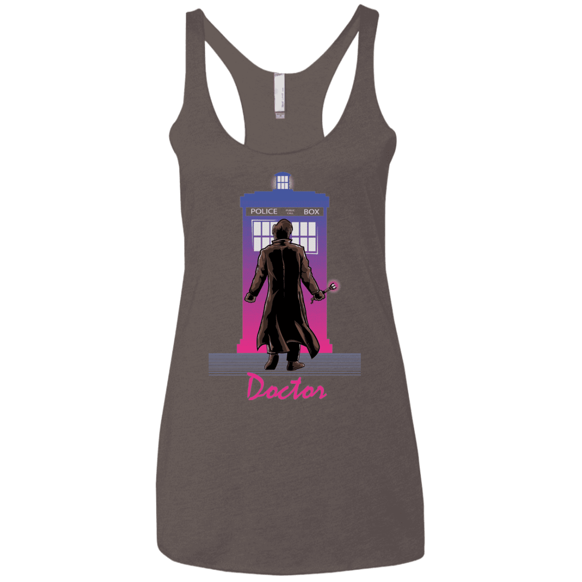 DOCTOR DRIVE Women's Triblend Racerback Tank