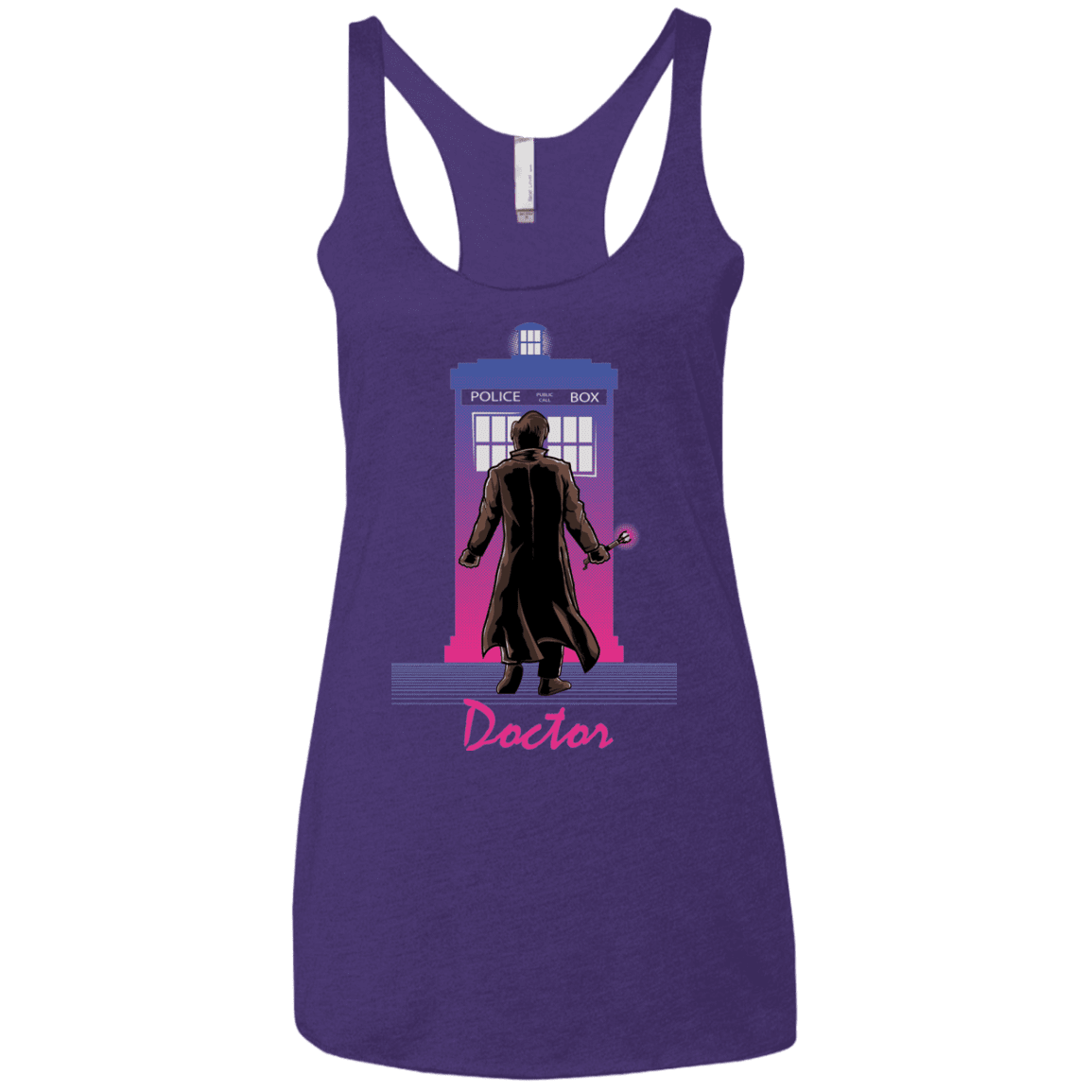 DOCTOR DRIVE Women's Triblend Racerback Tank