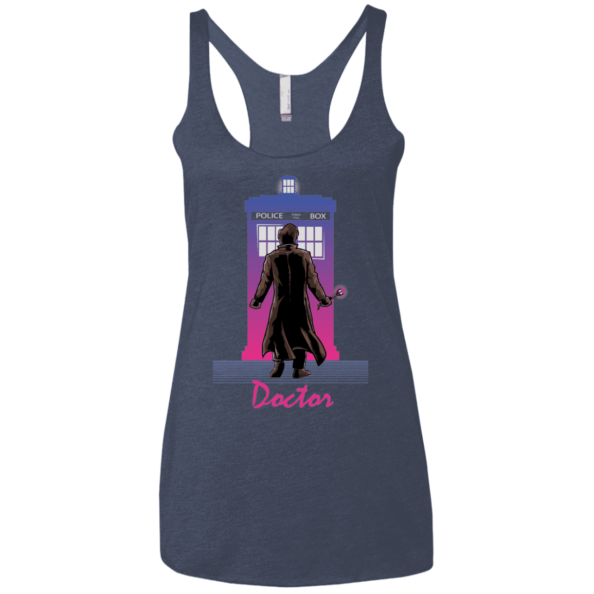 DOCTOR DRIVE Women's Triblend Racerback Tank