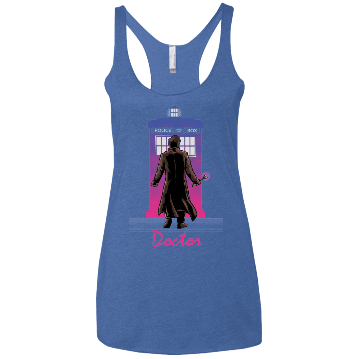 DOCTOR DRIVE Women's Triblend Racerback Tank