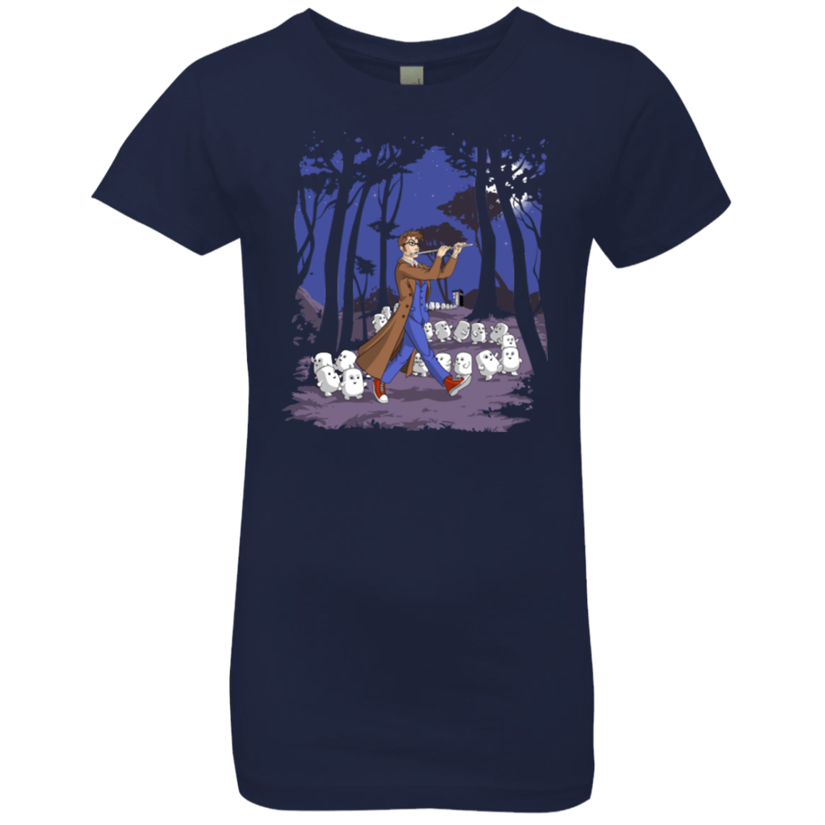 T-Shirts Midnight Navy / YXS Doctor Hamelin Girls Premium T-Shirt