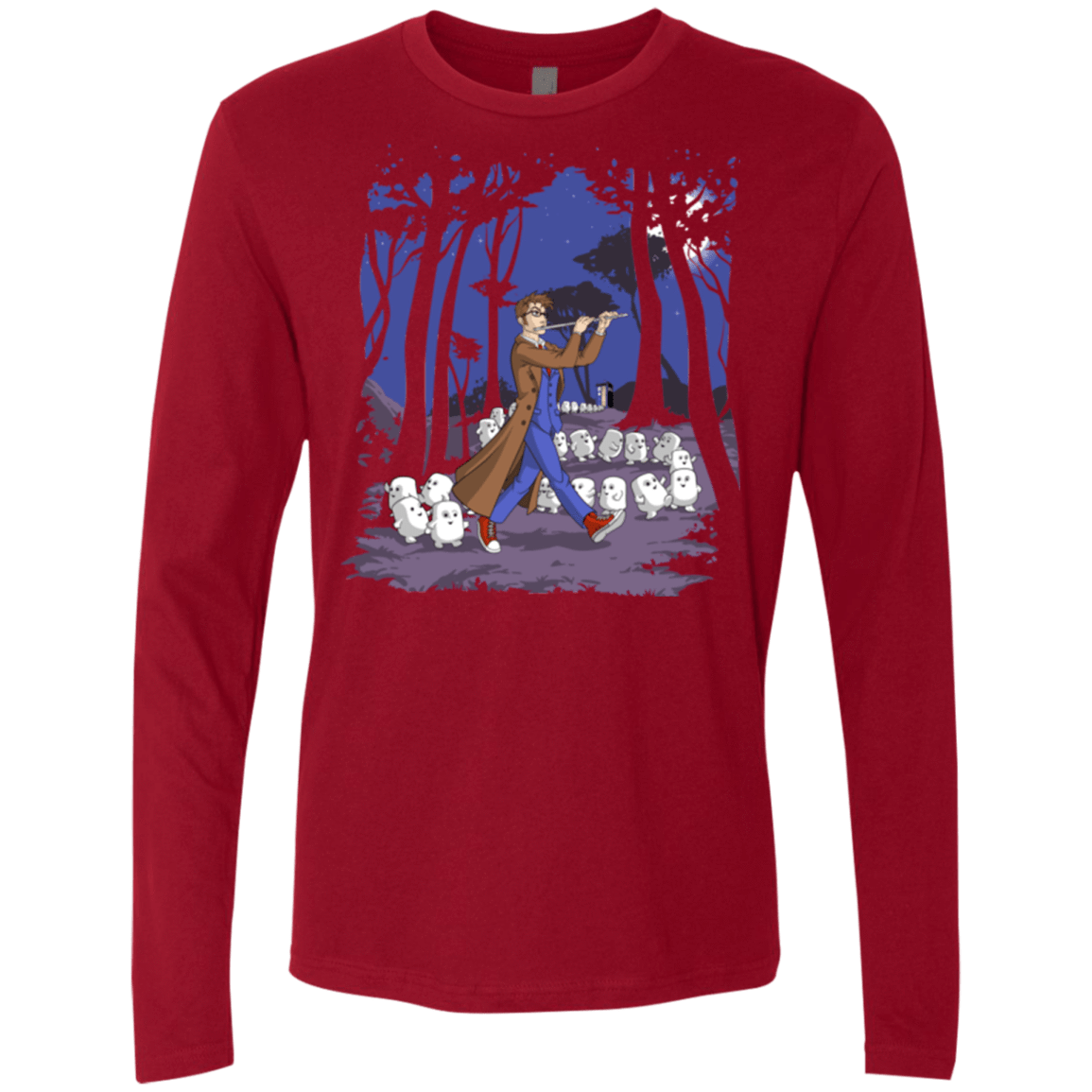 T-Shirts Cardinal / Small Doctor Hamelin Men's Premium Long Sleeve