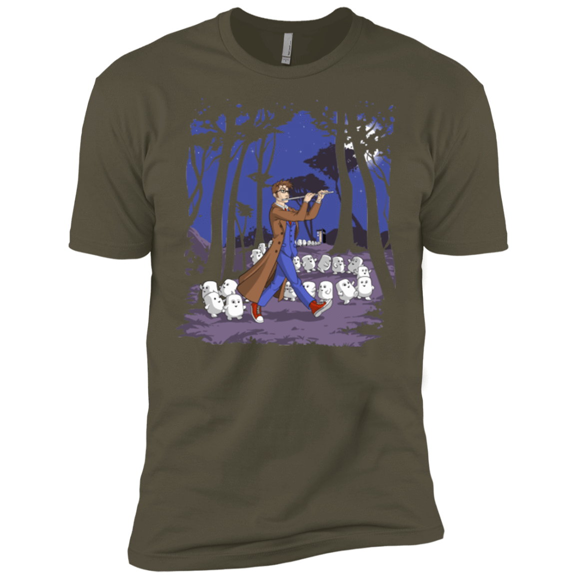 T-Shirts Military Green / X-Small Doctor Hamelin Men's Premium T-Shirt