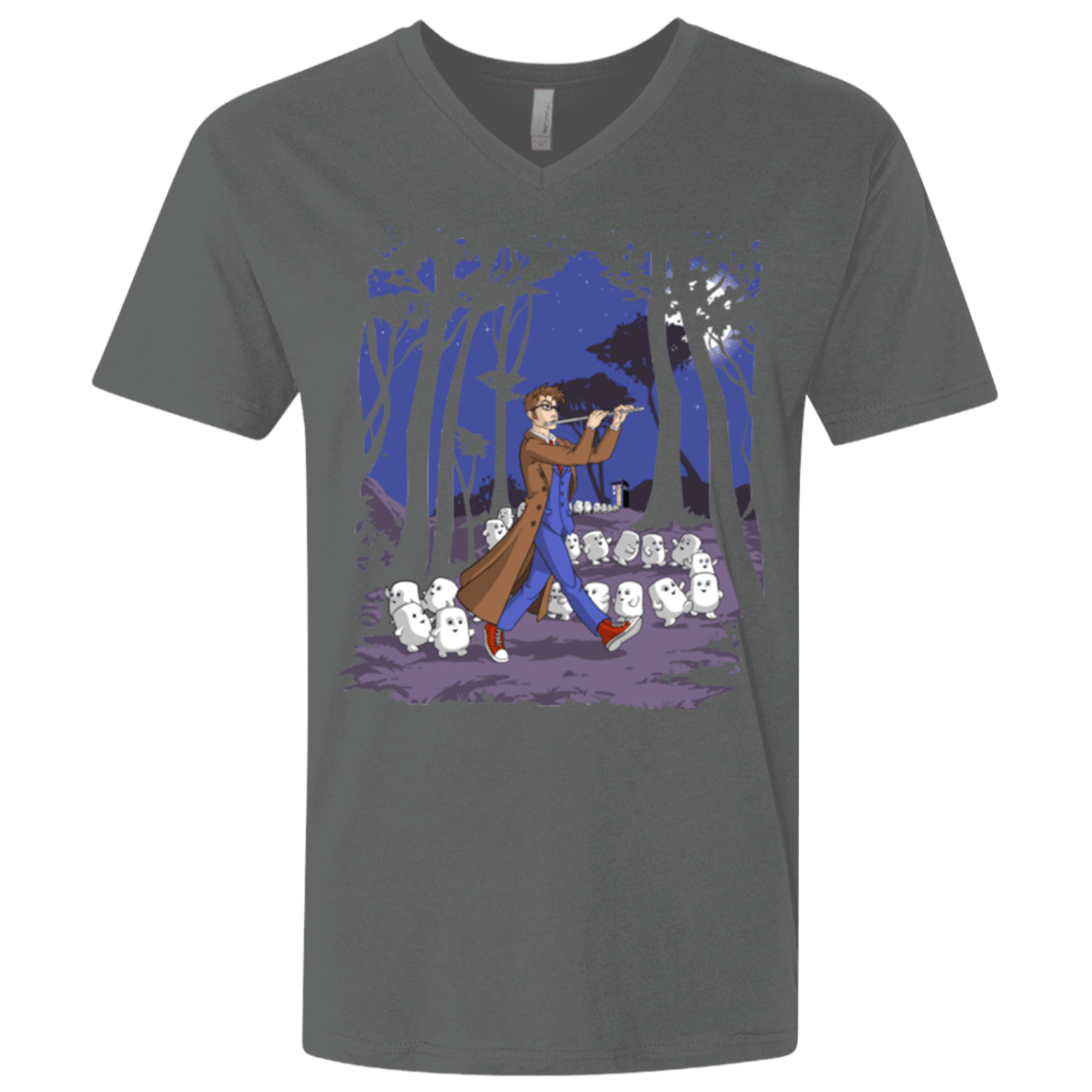 T-Shirts Heavy Metal / X-Small Doctor Hamelin Men's Premium V-Neck