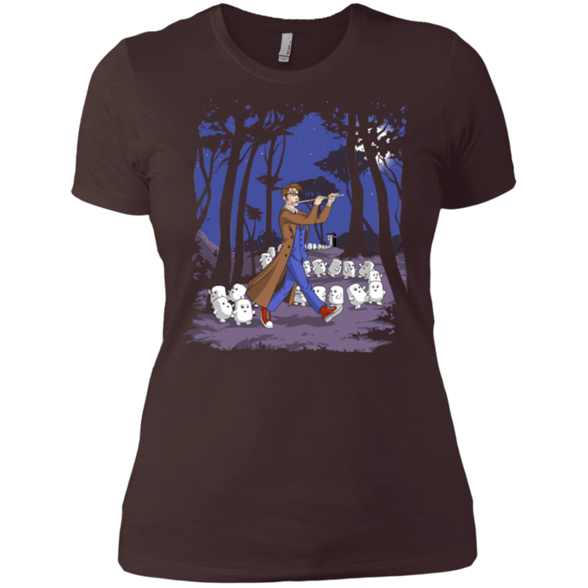 T-Shirts Dark Chocolate / X-Small Doctor Hamelin Women's Premium T-Shirt