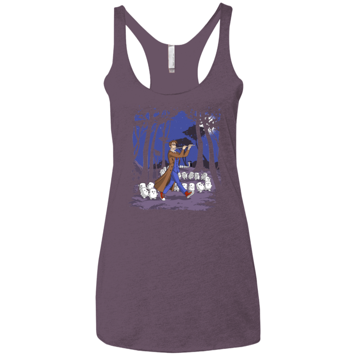 T-Shirts Vintage Purple / X-Small Doctor Hamelin Women's Triblend Racerback Tank