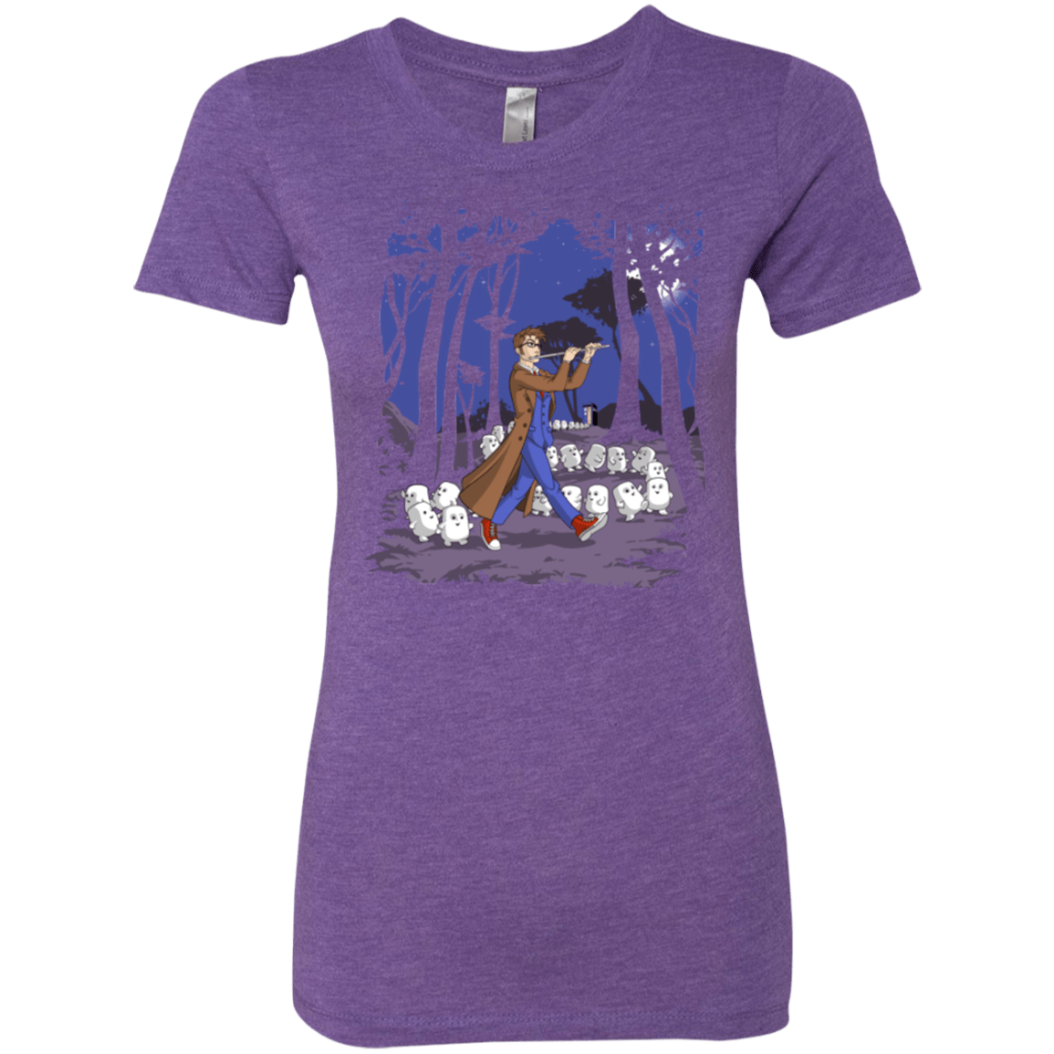 T-Shirts Purple Rush / Small Doctor Hamelin Women's Triblend T-Shirt