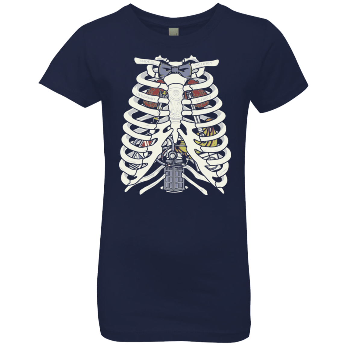 T-Shirts Midnight Navy / YXS Doctor Inside Girls Premium T-Shirt