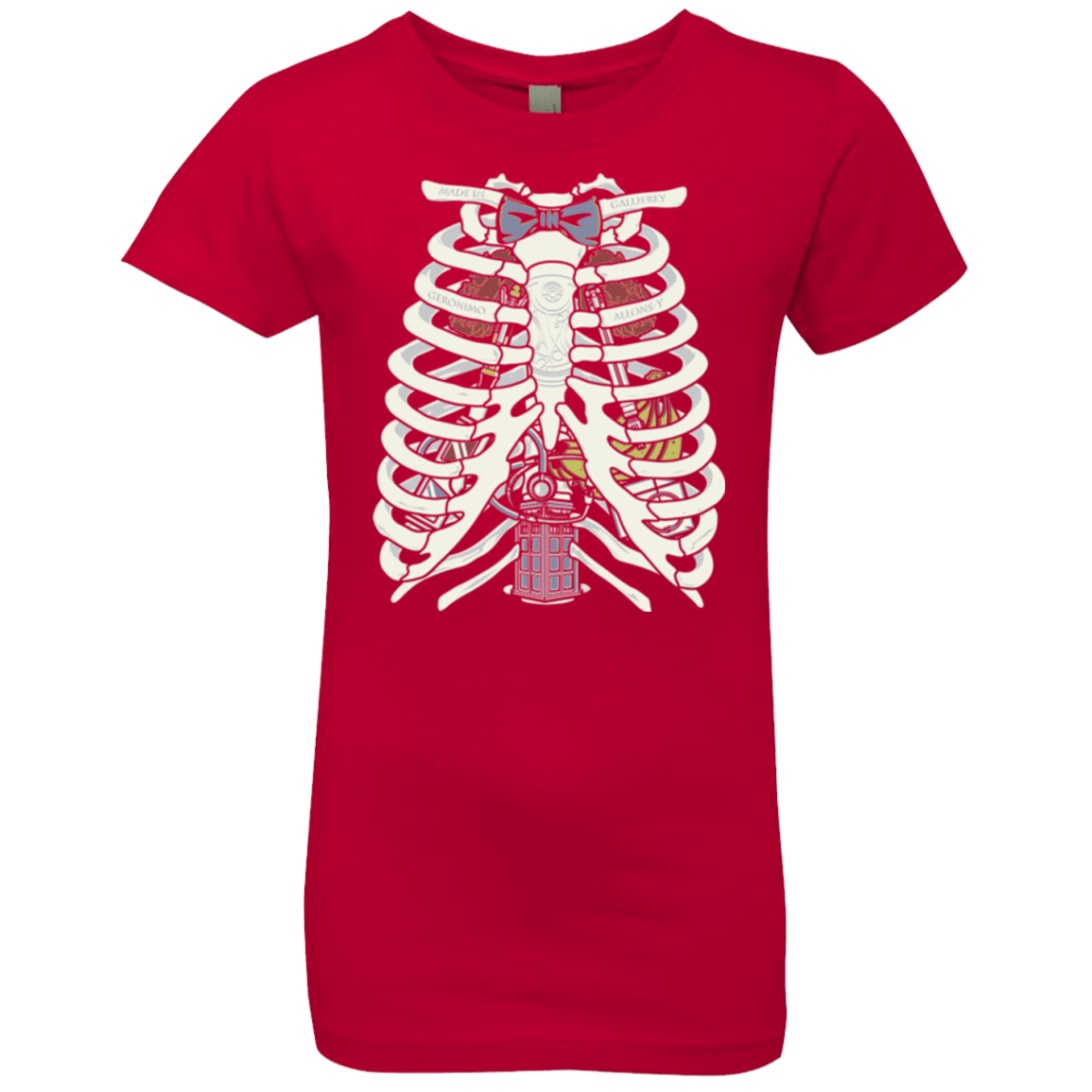 T-Shirts Red / YXS Doctor Inside Girls Premium T-Shirt