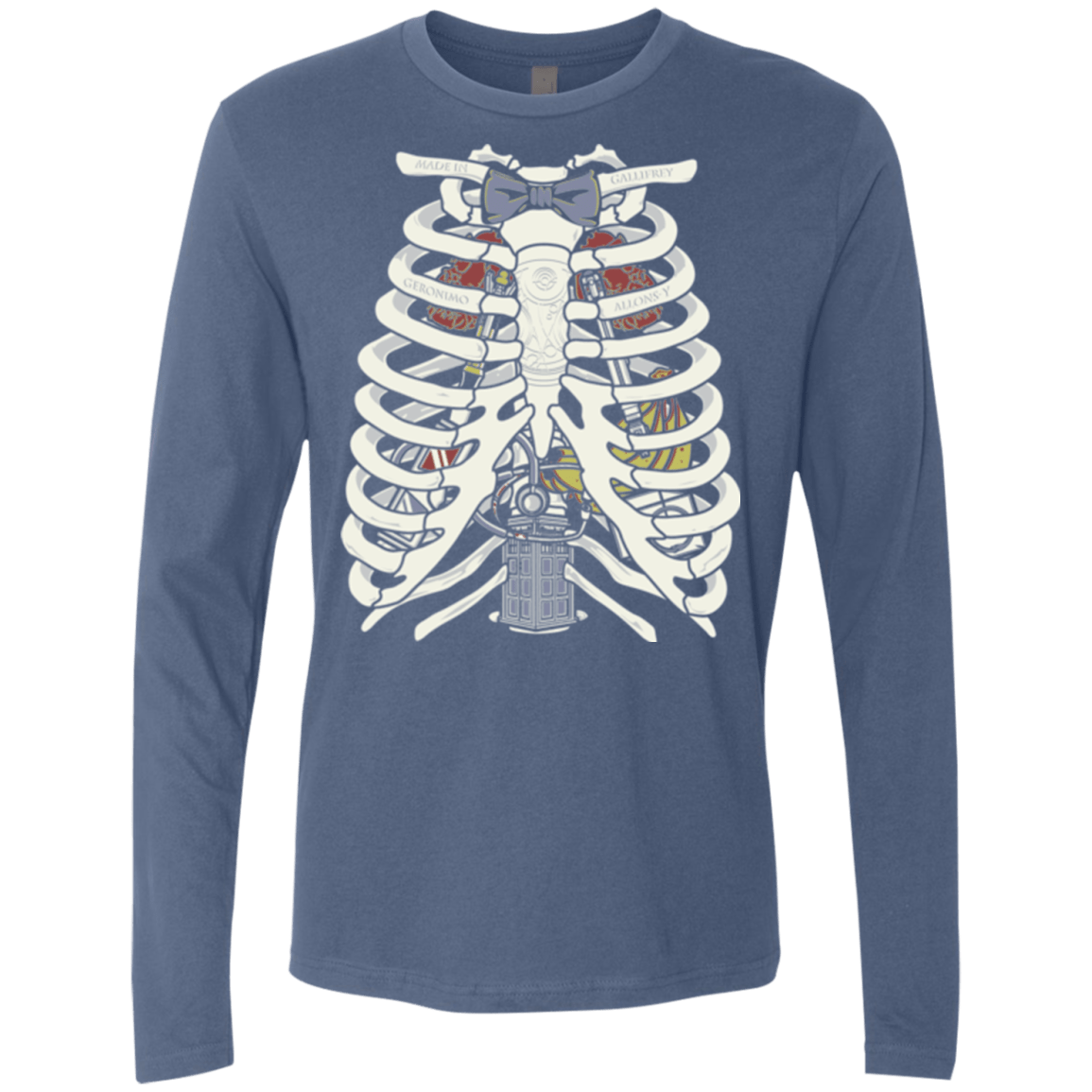 T-Shirts Indigo / Small Doctor Inside Men's Premium Long Sleeve