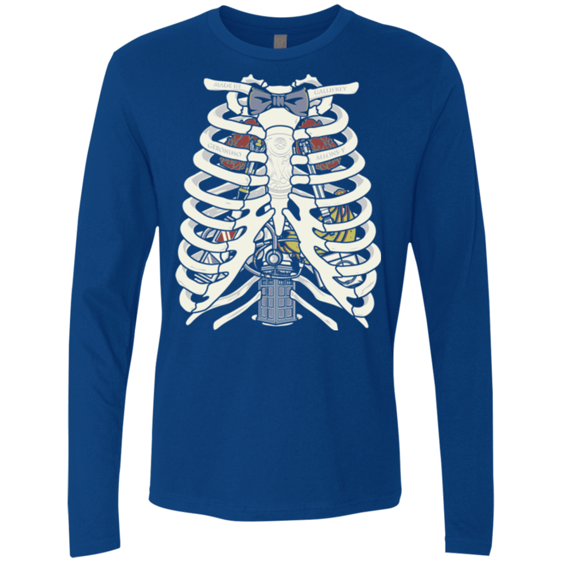 T-Shirts Royal / Small Doctor Inside Men's Premium Long Sleeve