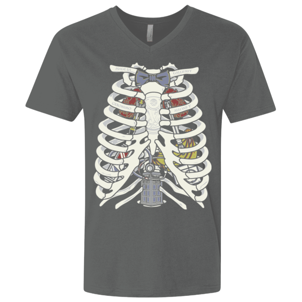 T-Shirts Heavy Metal / X-Small Doctor Inside Men's Premium V-Neck