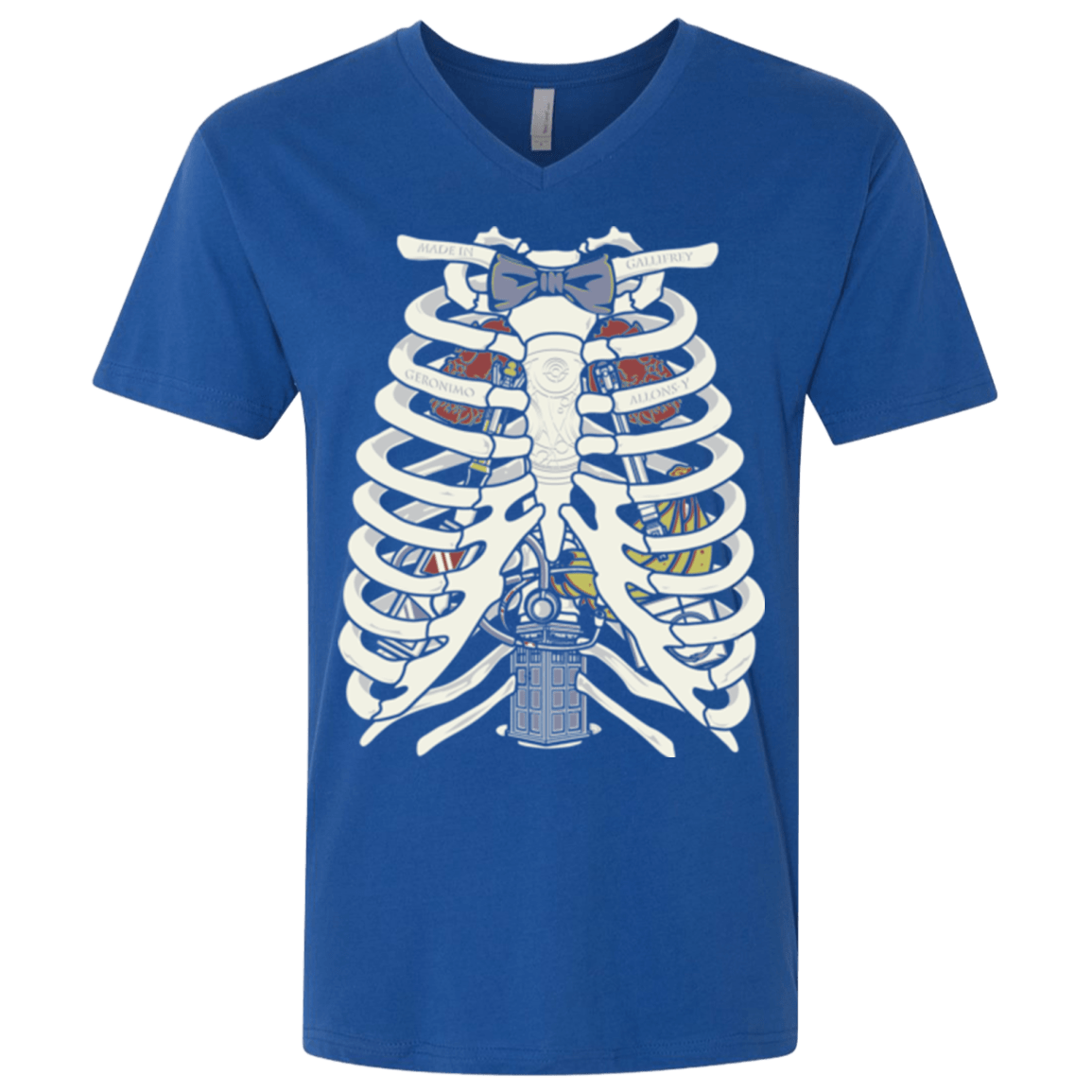T-Shirts Royal / X-Small Doctor Inside Men's Premium V-Neck