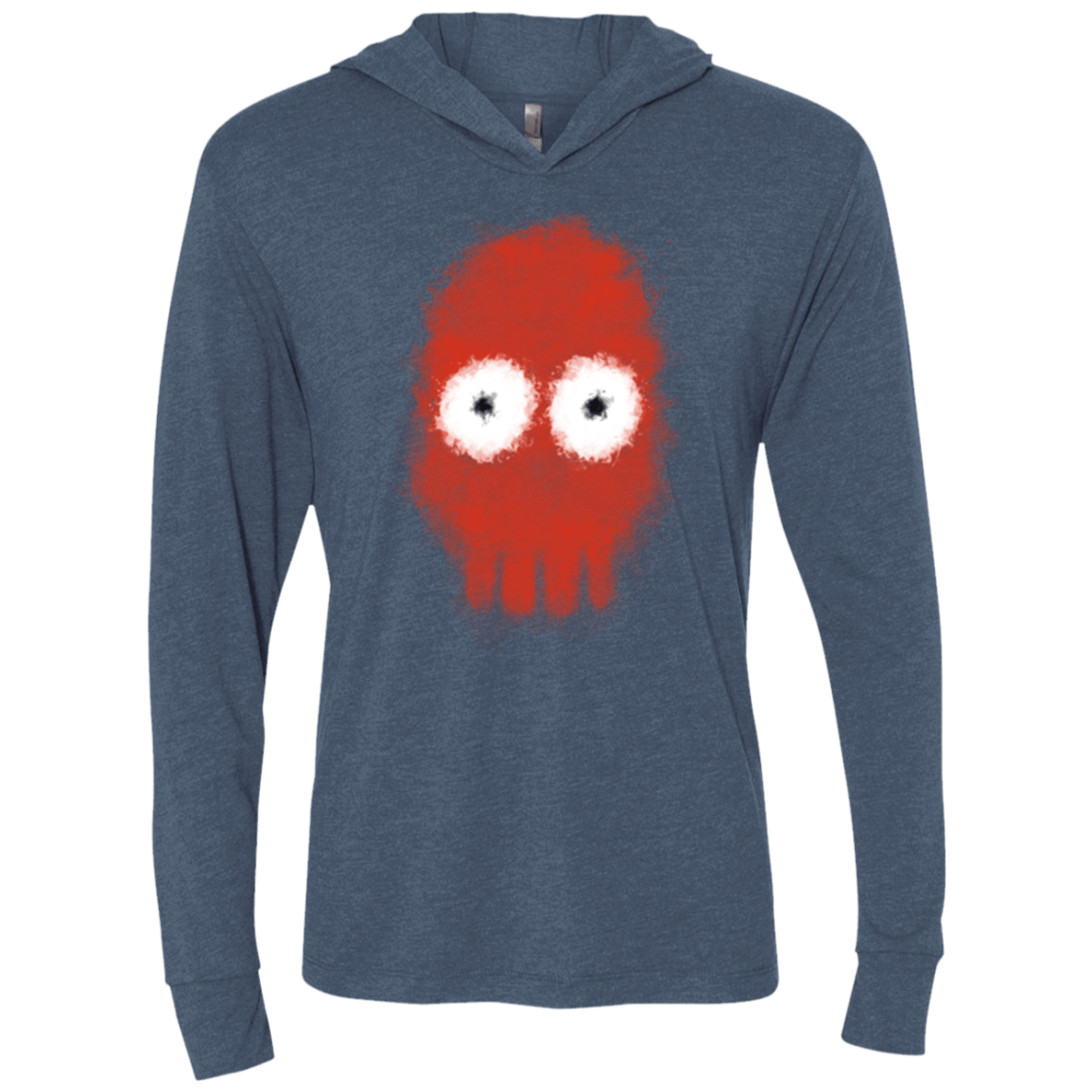 T-Shirts Indigo / X-Small Doctor Lobster Triblend Long Sleeve Hoodie Tee