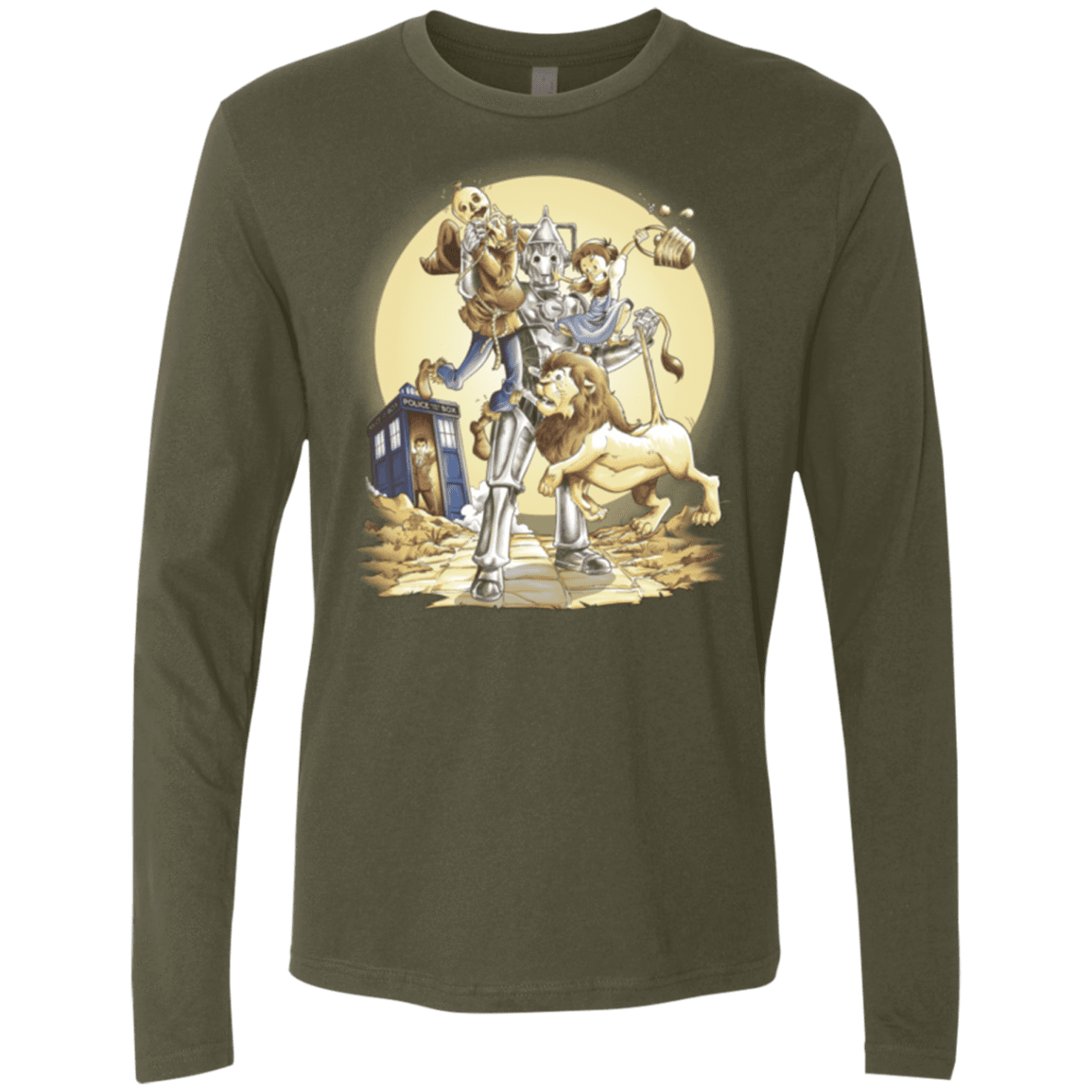 T-Shirts Military Green / Small Doctor Oz Men's Premium Long Sleeve