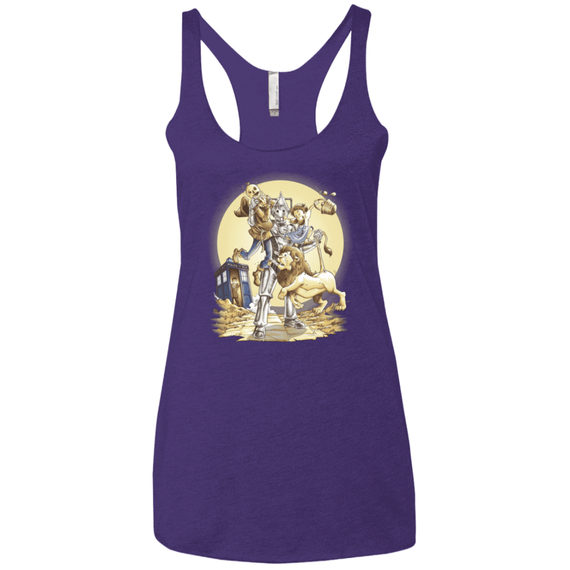 T-Shirts Purple / X-Small Doctor Oz Women's Triblend Racerback Tank