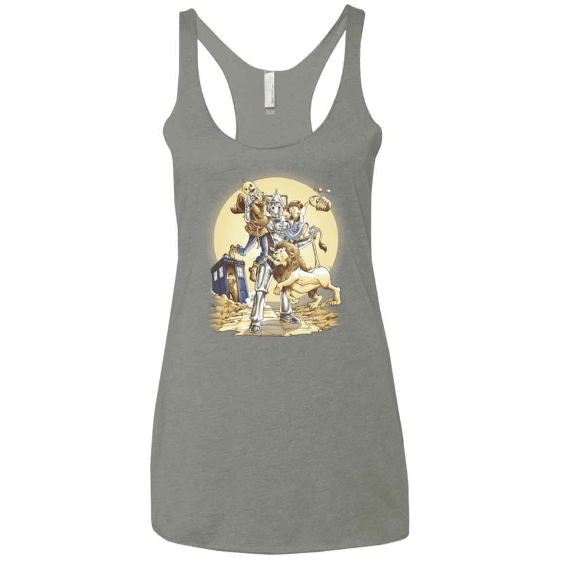 T-Shirts Venetian Grey / X-Small Doctor Oz Women's Triblend Racerback Tank