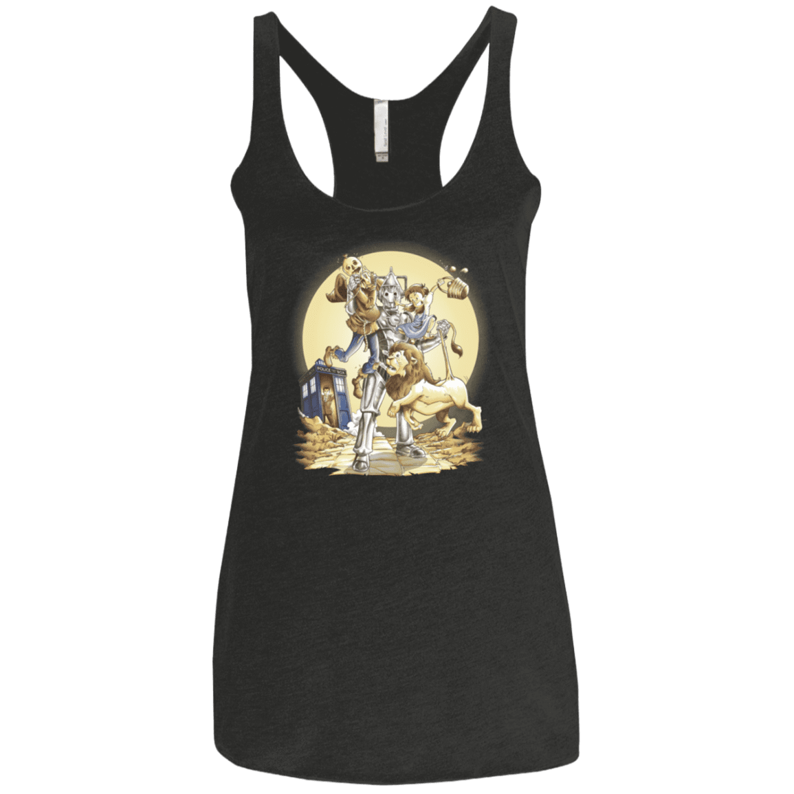 T-Shirts Vintage Black / X-Small Doctor Oz Women's Triblend Racerback Tank