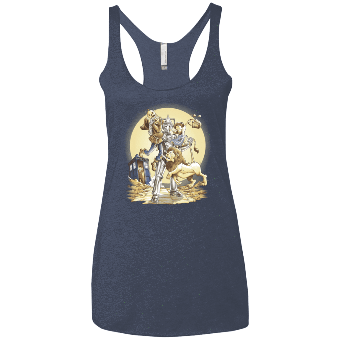 T-Shirts Vintage Navy / X-Small Doctor Oz Women's Triblend Racerback Tank