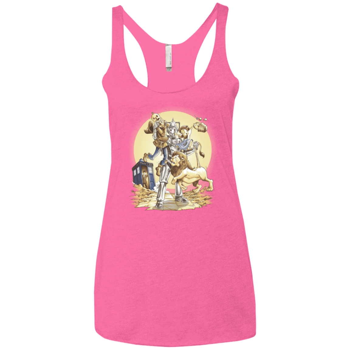 T-Shirts Vintage Pink / X-Small Doctor Oz Women's Triblend Racerback Tank