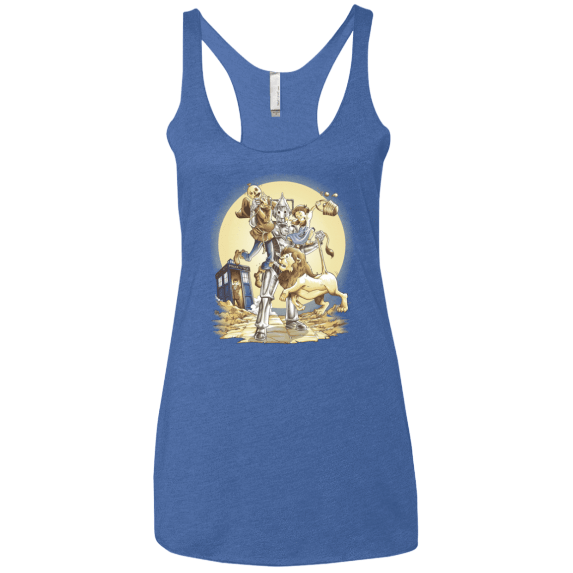 T-Shirts Vintage Royal / X-Small Doctor Oz Women's Triblend Racerback Tank