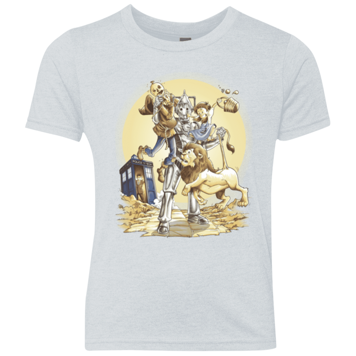 T-Shirts Heather White / YXS Doctor Oz Youth Triblend T-Shirt