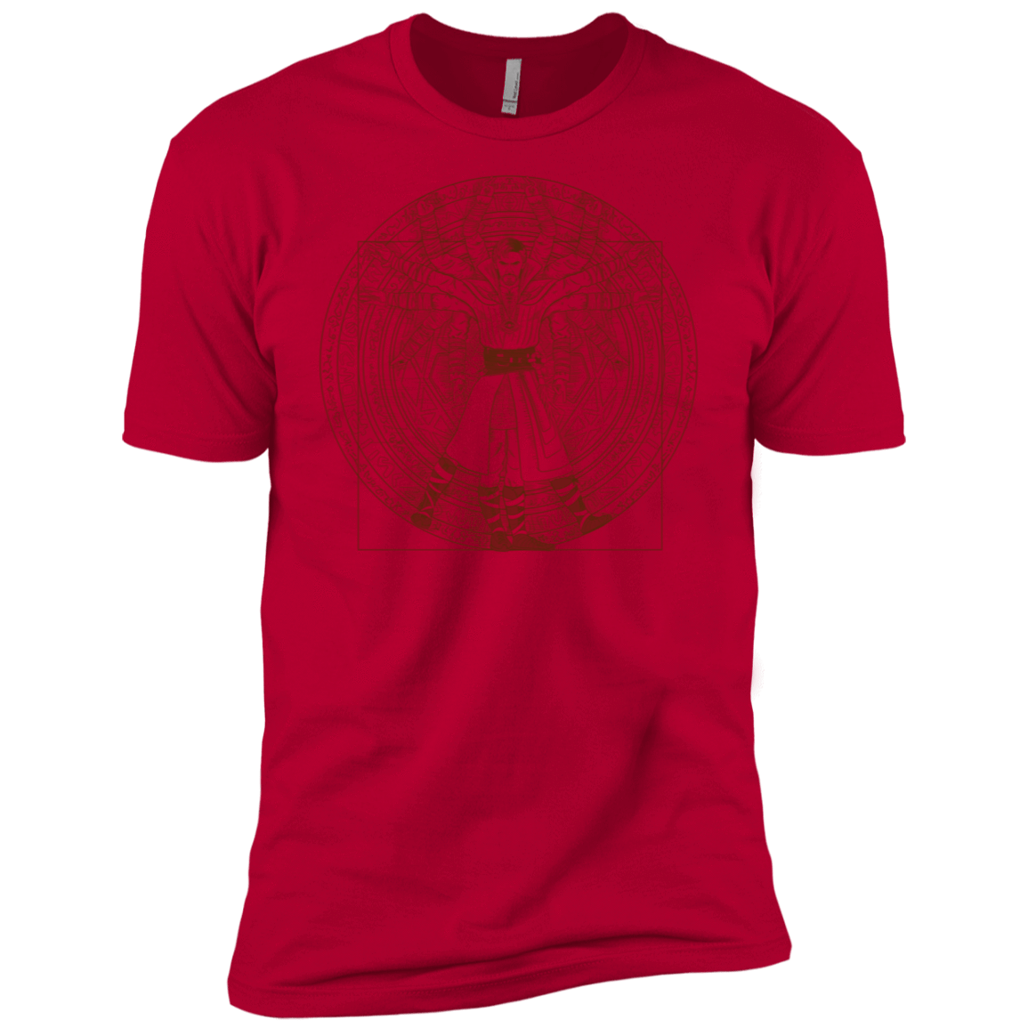 T-Shirts Red / X-Small Doctor Stranger Vitruvian Men's Premium T-Shirt