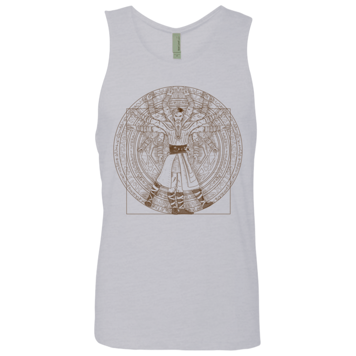 T-Shirts Heather Grey / S Doctor Stranger Vitruvian Men's Premium Tank Top