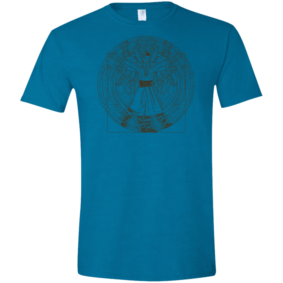 T-Shirts Antique Sapphire / S Doctor Stranger Vitruvian Men's Semi-Fitted Softstyle