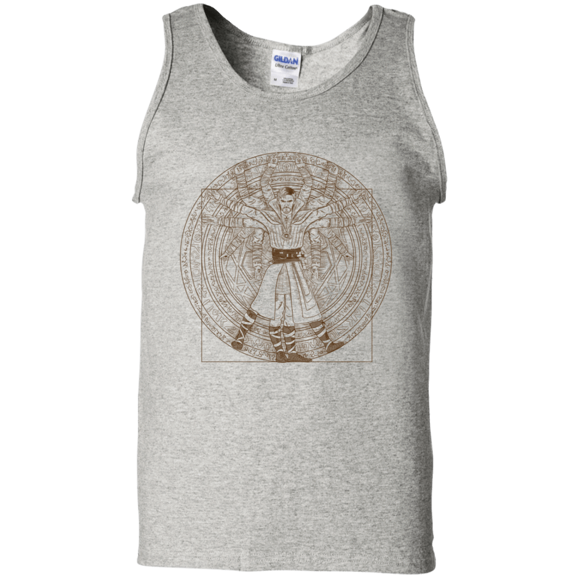 T-Shirts Ash / S Doctor Stranger Vitruvian Men's Tank Top