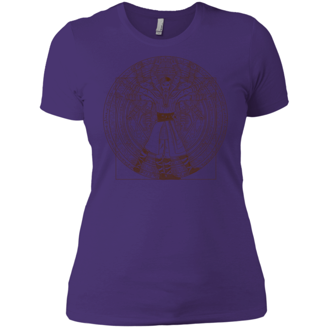 T-Shirts Purple Rush/ / X-Small Doctor Stranger Vitruvian Women's Premium T-Shirt