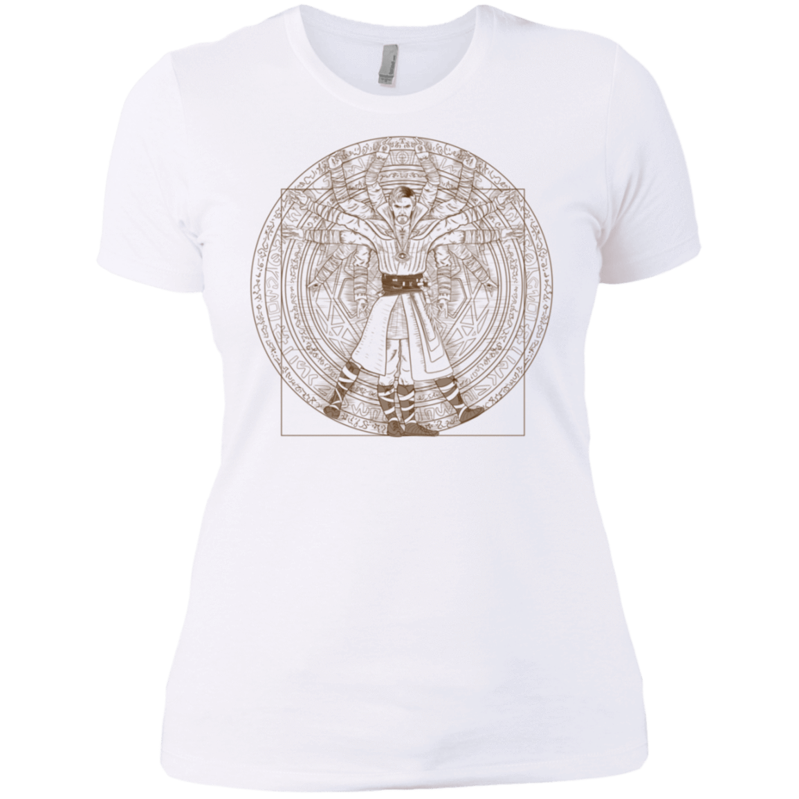 T-Shirts White / X-Small Doctor Stranger Vitruvian Women's Premium T-Shirt