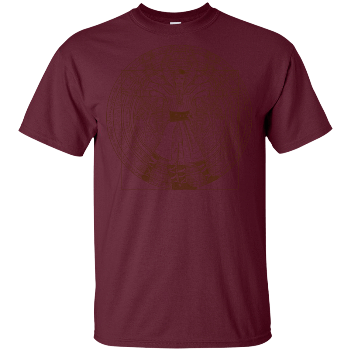 T-Shirts Maroon / YXS Doctor Stranger Vitruvian Youth T-Shirt
