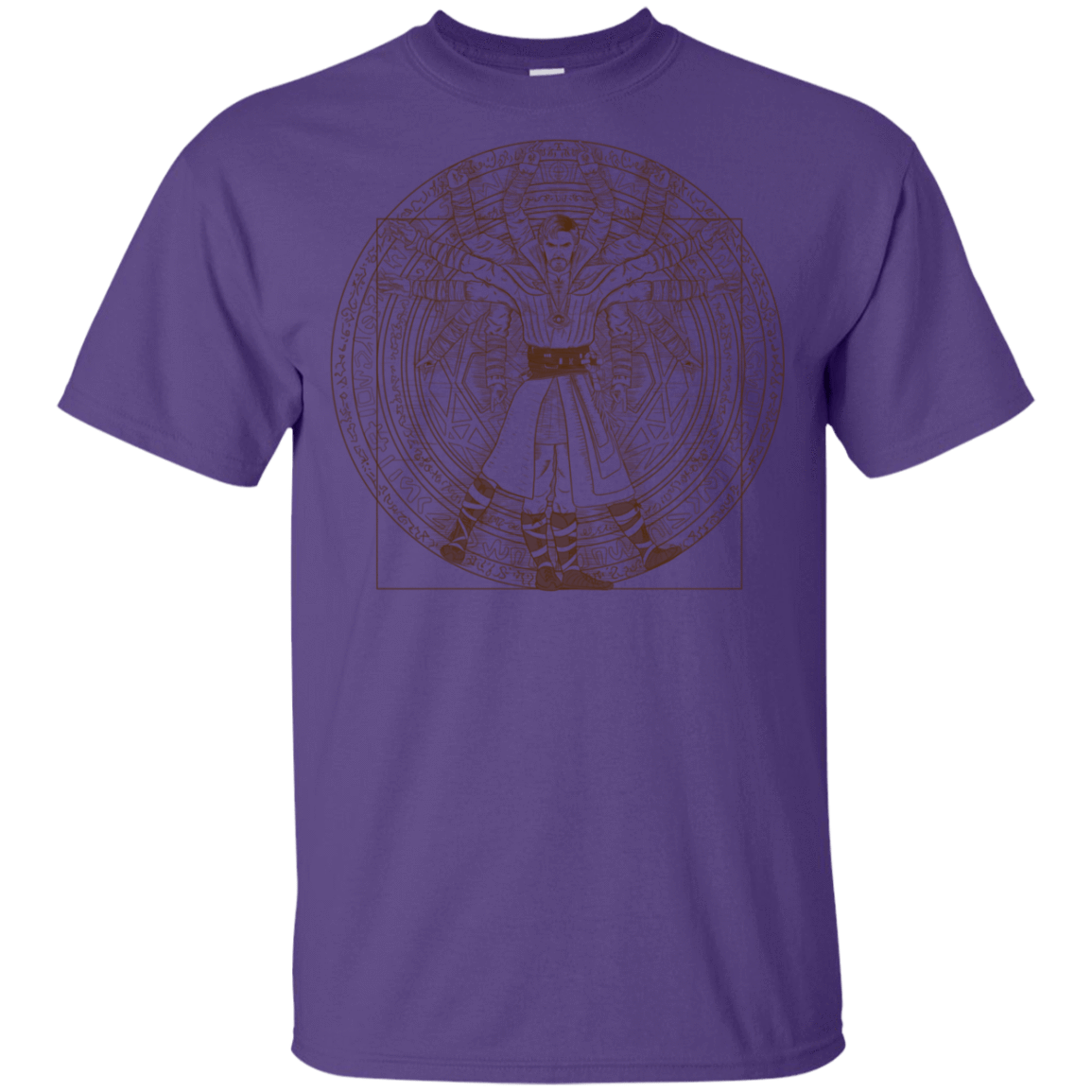 T-Shirts Purple / YXS Doctor Stranger Vitruvian Youth T-Shirt