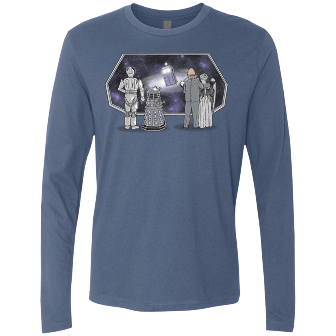 T-Shirts Indigo / Small Doctor strikes back Men's Premium Long Sleeve