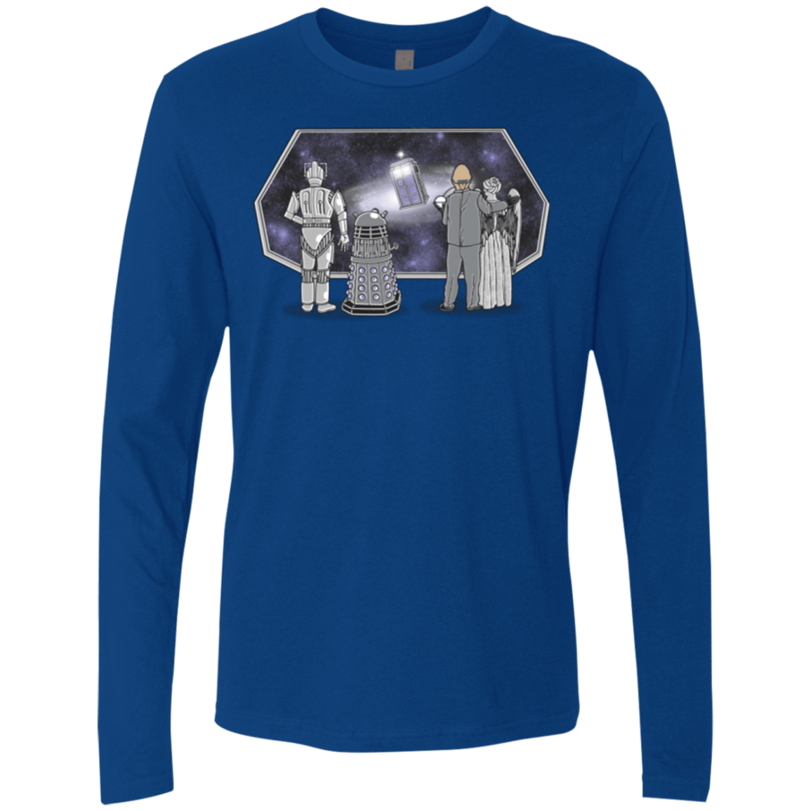 T-Shirts Royal / Small Doctor strikes back Men's Premium Long Sleeve