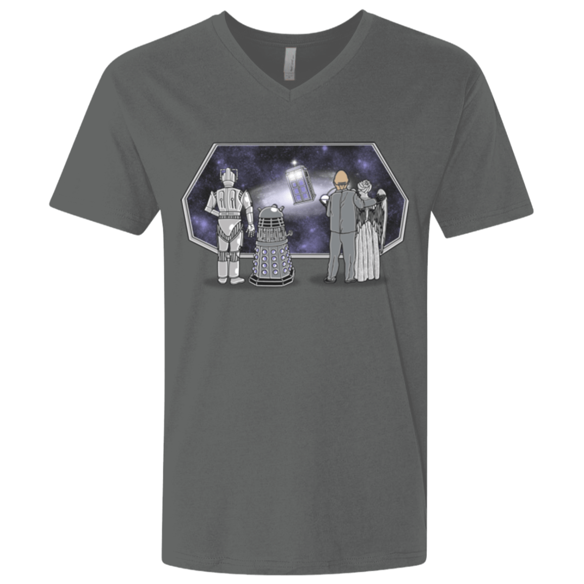 T-Shirts Heavy Metal / X-Small Doctor strikes back Men's Premium V-Neck