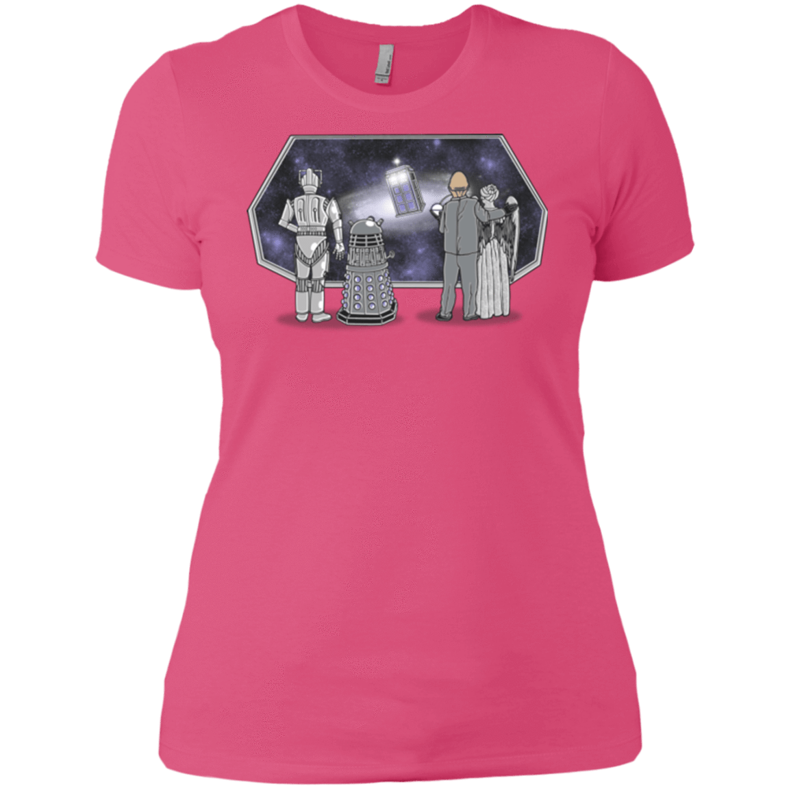 T-Shirts Hot Pink / X-Small Doctor strikes back Women's Premium T-Shirt