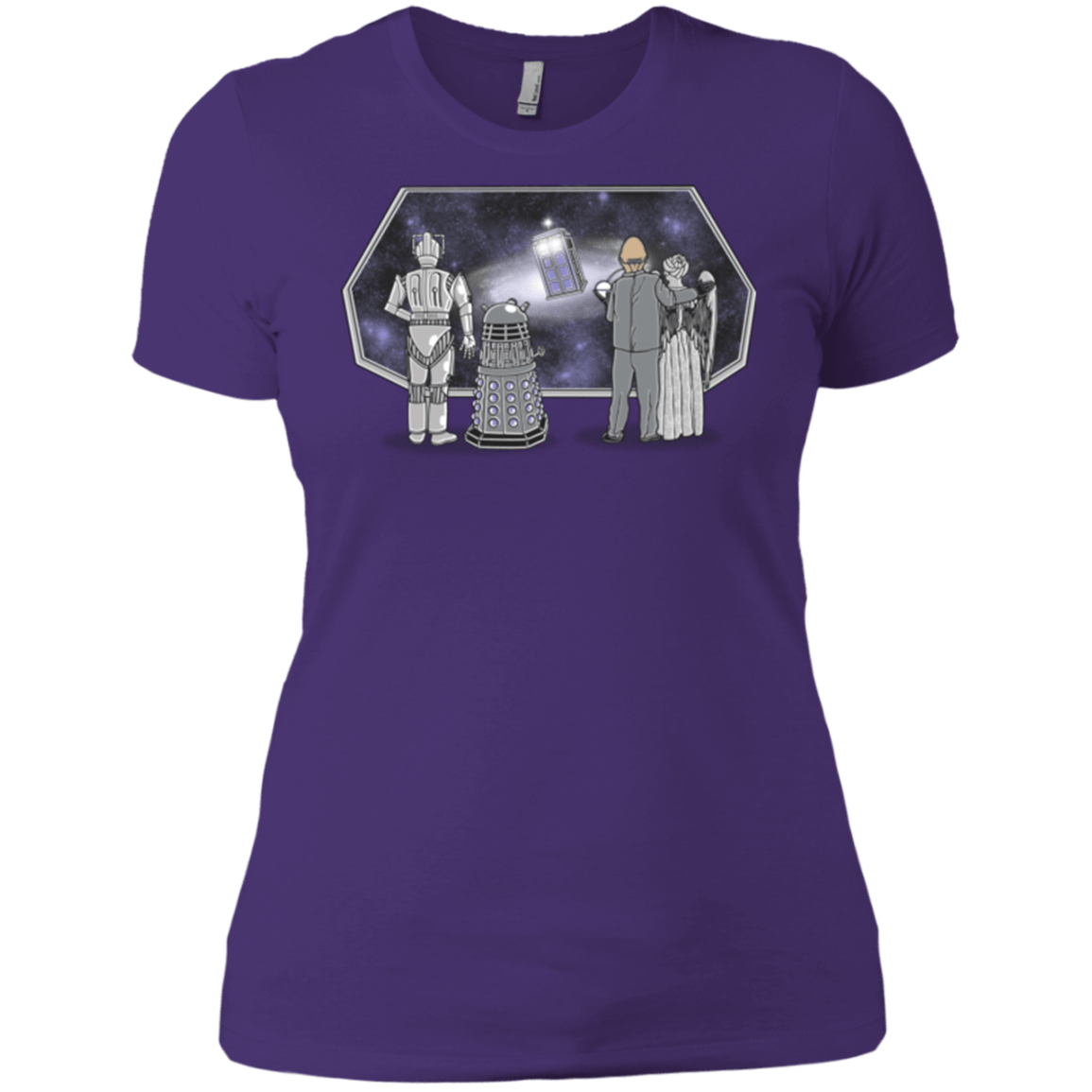 T-Shirts Purple / X-Small Doctor strikes back Women's Premium T-Shirt