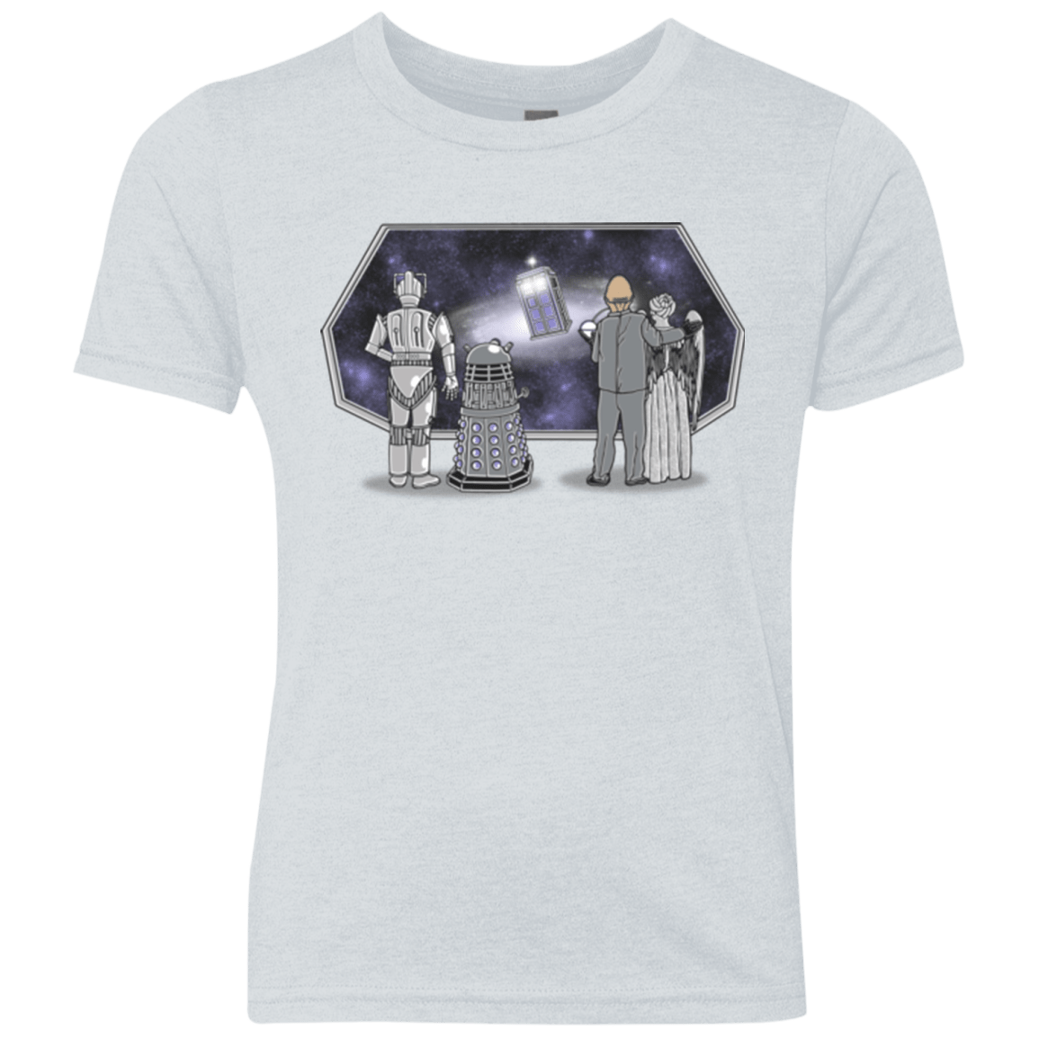 T-Shirts Heather White / YXS Doctor strikes back Youth Triblend T-Shirt