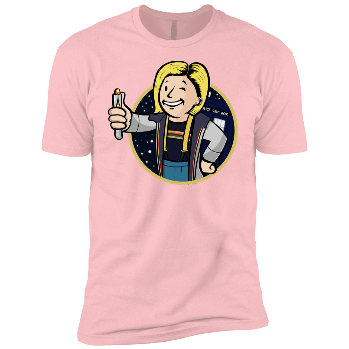 T-Shirts Light Pink / YXS Doctor Vault Boys Premium T-Shirt
