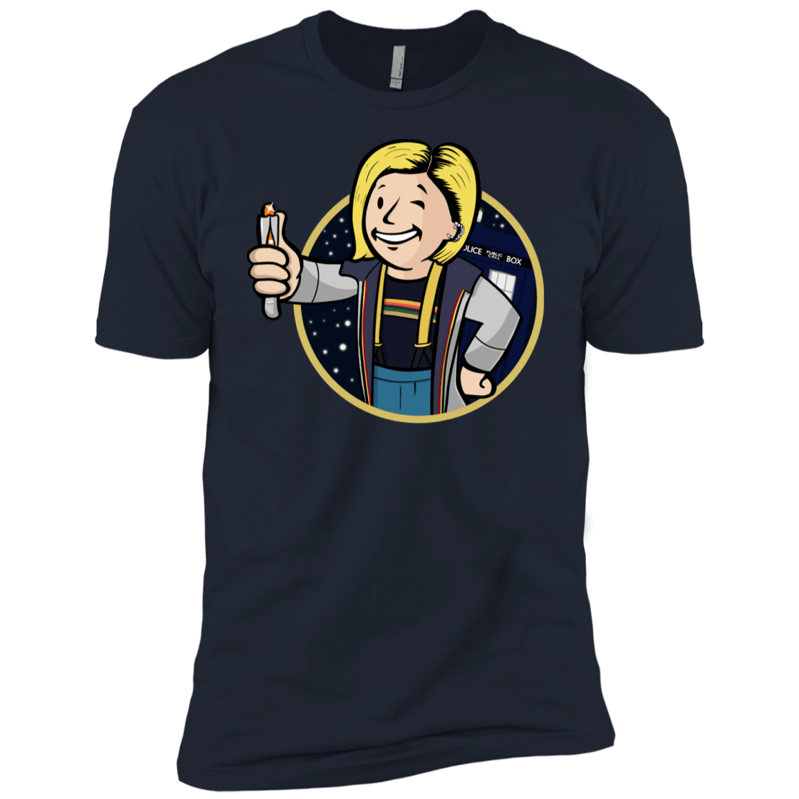 T-Shirts Midnight Navy / YXS Doctor Vault Boys Premium T-Shirt
