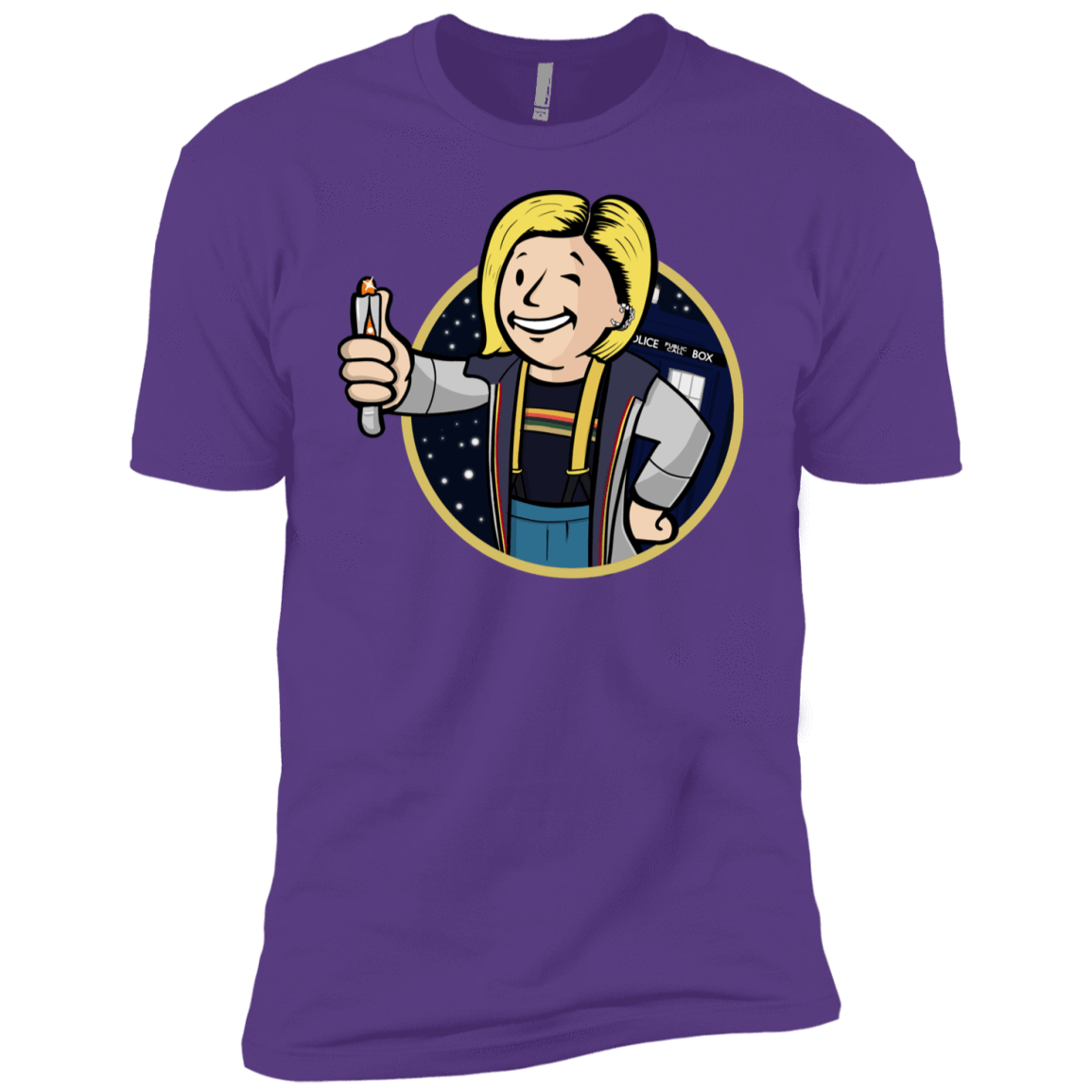 T-Shirts Purple Rush / YXS Doctor Vault Boys Premium T-Shirt